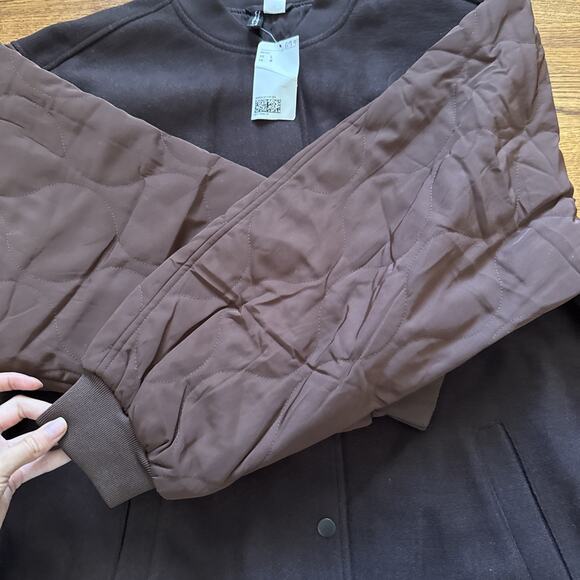NWT H&M Baseball/Bomber Jacket Size L Oversize C10 - Picture 7 of 11